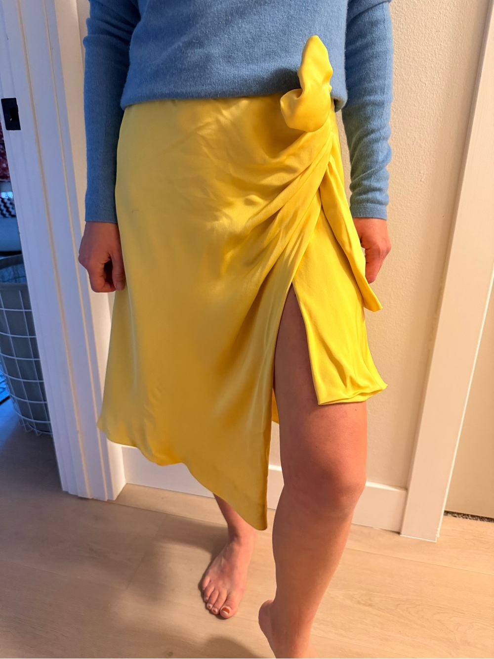 Vintage Nina Ricci 100% Silk Skirt